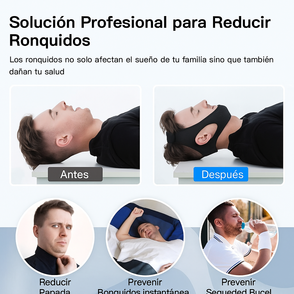 DreamQuiet Banda Antironquidos Ajustable