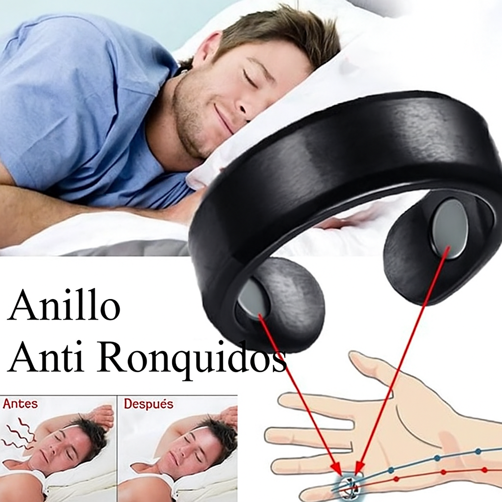 Anillo Anti-Ronquidos Terapia Magnética StopRonquidos