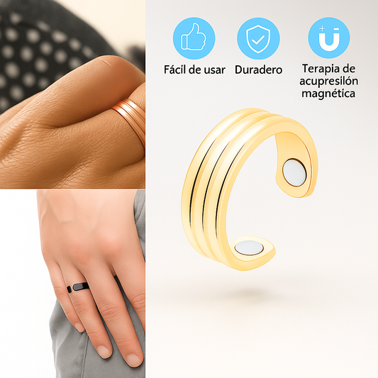 Anillo Anti-Ronquidos Terapia Magnética StopRonquidos