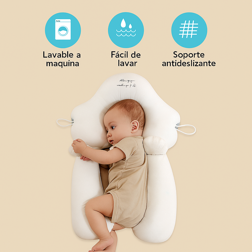 Cojín Ergonómico Ajustable para Bebés 0-12 Meses