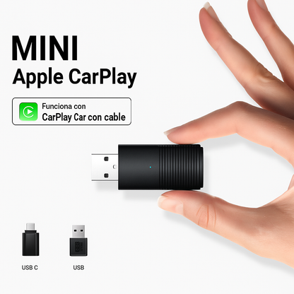 Adaptador CarPlay Inalámbrico Apple y Android