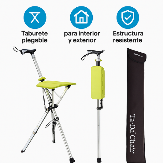 CrutchSeat Taburete Plegable para Muletas Portátil