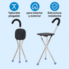 CrutchSeat Taburete Plegable para Muletas Portátil