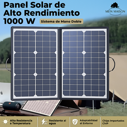 PowerFlex 1000W Panel Solar Plegable Portátil