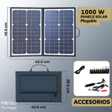 PowerFlex 1000W Panel Solar Plegable Portátil