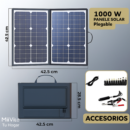 PowerFlex 1000W Panel Solar Plegable Portátil