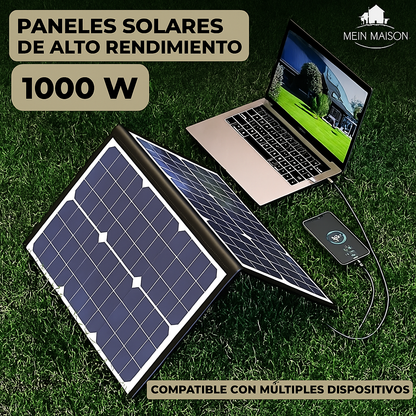 PowerFlex 1000W Panel Solar Plegable Portátil