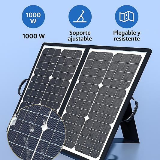 PowerFlex 1000W Panel Solar Plegable Portátil