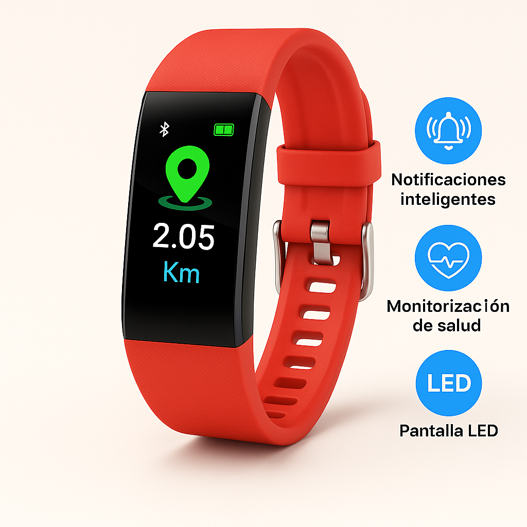 VitaWatch Reloj Inteligente para Mayores con Monitor