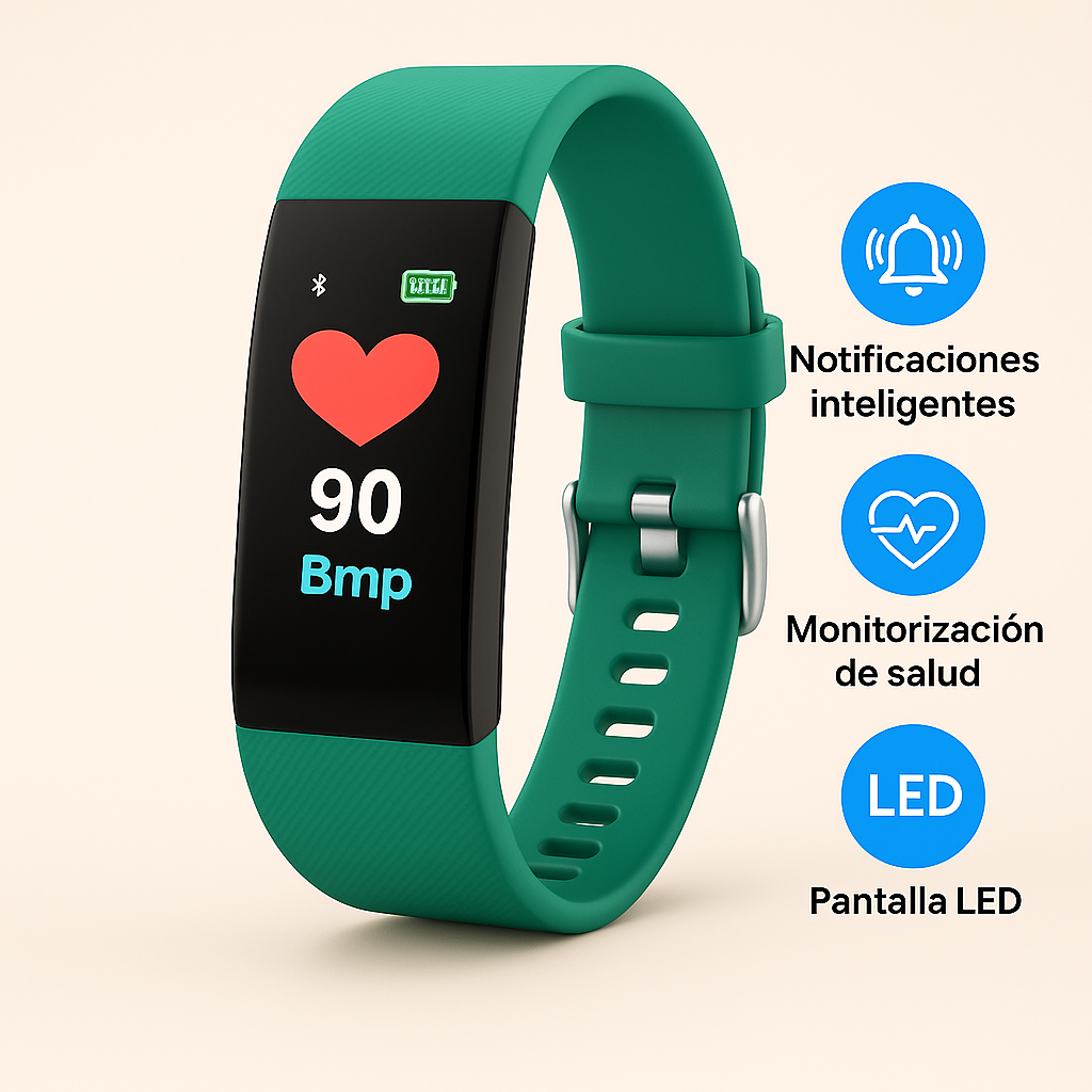 VitaWatch Reloj Inteligente para Mayores con Monitor