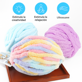 Lana Chunky Yarn Suave Antialérgica para Tejer