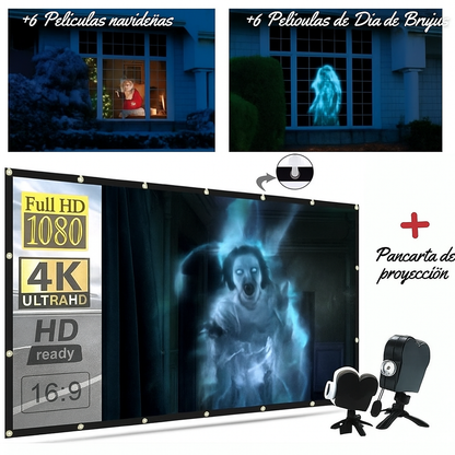 Proyector Holográfico Navideño y de Halloween