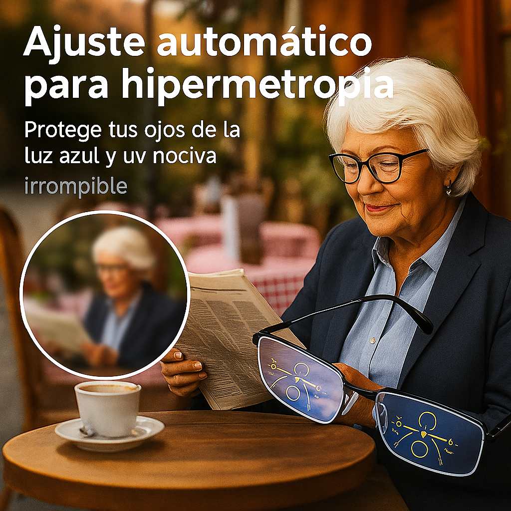 Gafas Progresivas Mujer | Anti-Luz Azul | Para mujeres