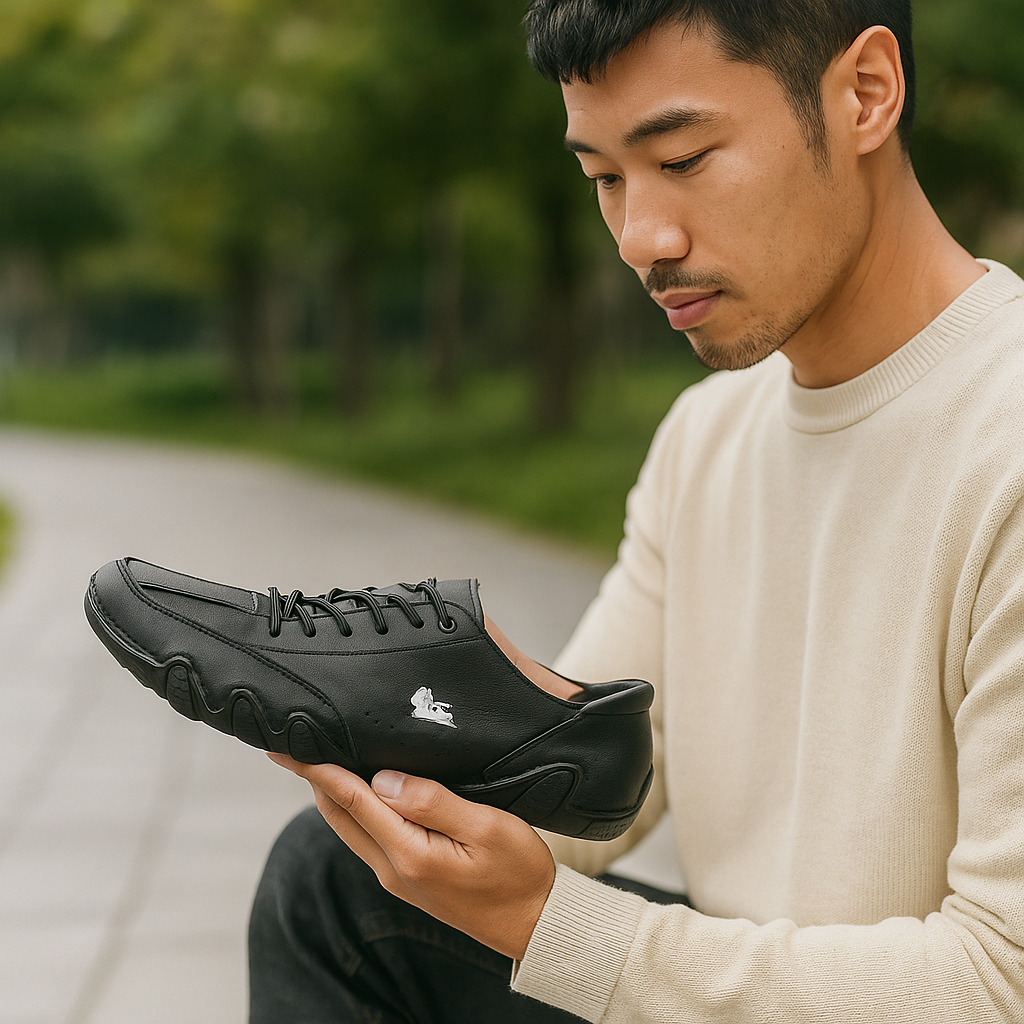 UltraFlex Barefoot Zapatos de Cuero hombres