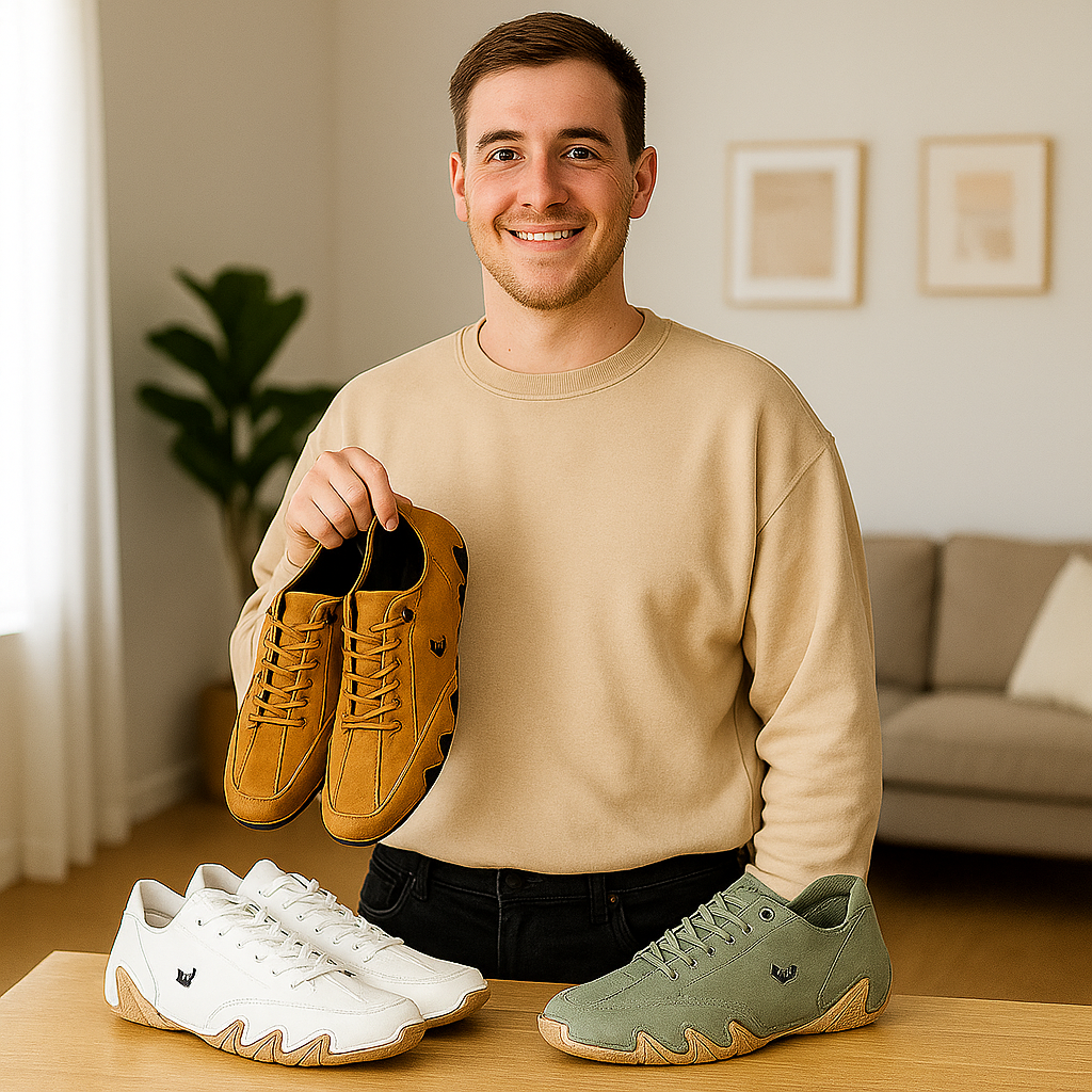 UltraFlex Barefoot Zapatos de Cuero hombres