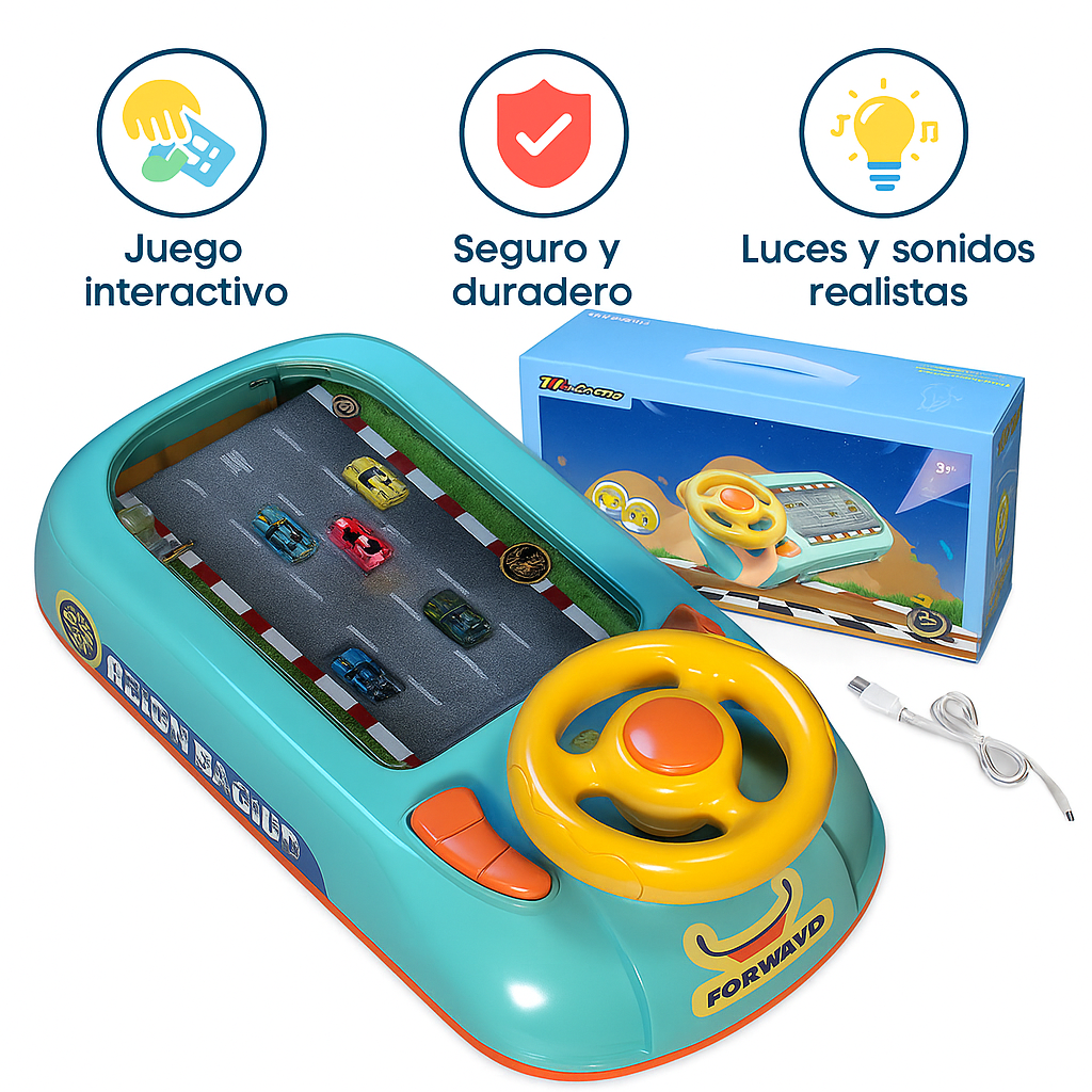 Volante Interactivo Infantil con Luces y Sonidos
