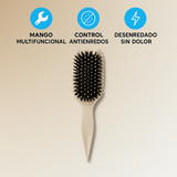 CurlDefine Cepillo Desenredante Antifrizz para Rizos