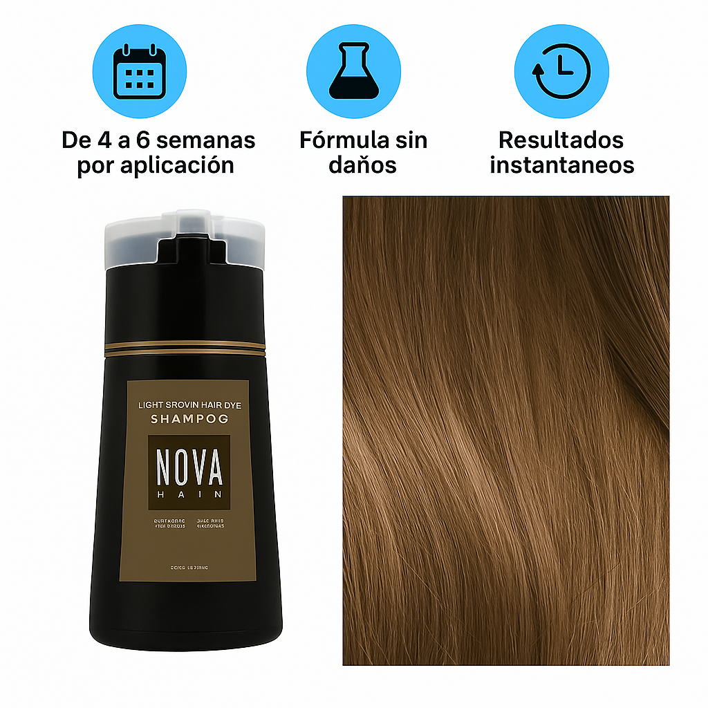 Champú Tinte Rápido sin Daños para Cabello
