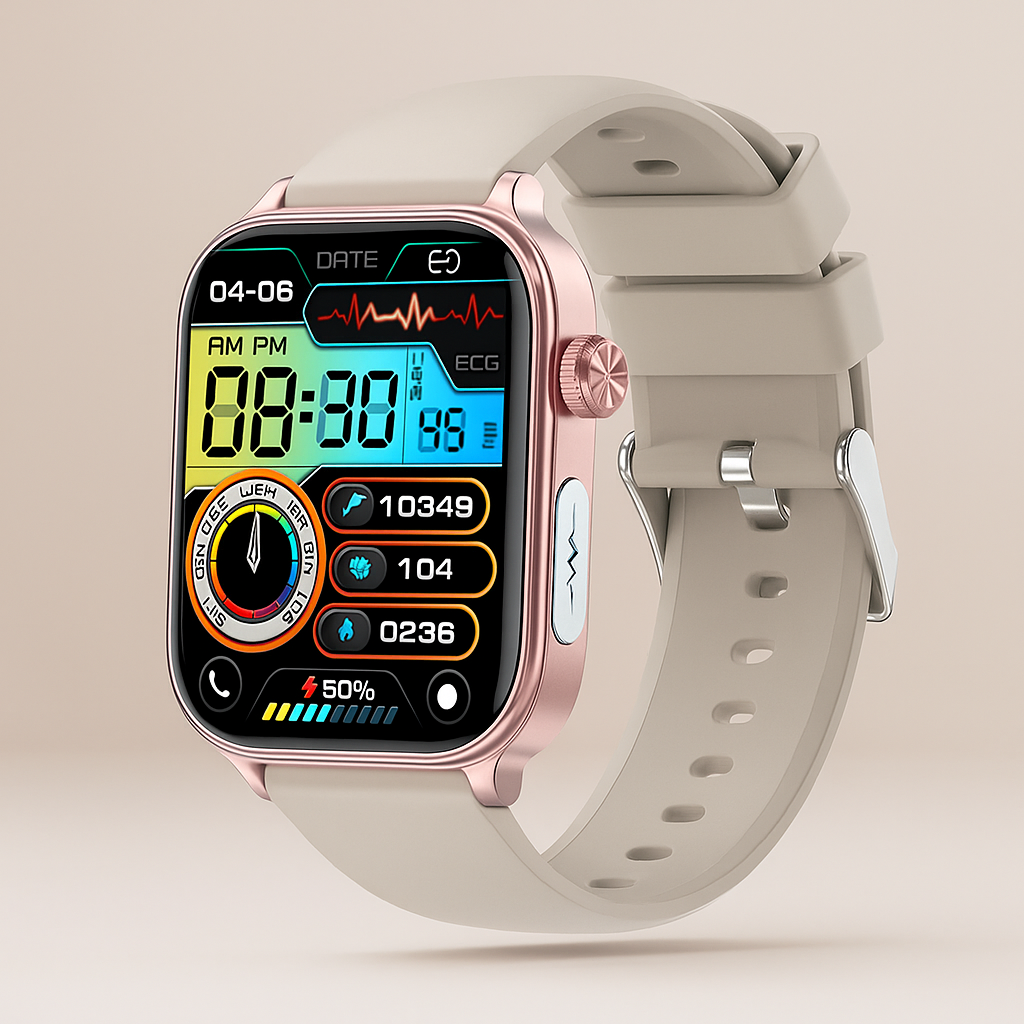Reloj Inteligente ECG con Monitor de Salud y Notificaciones