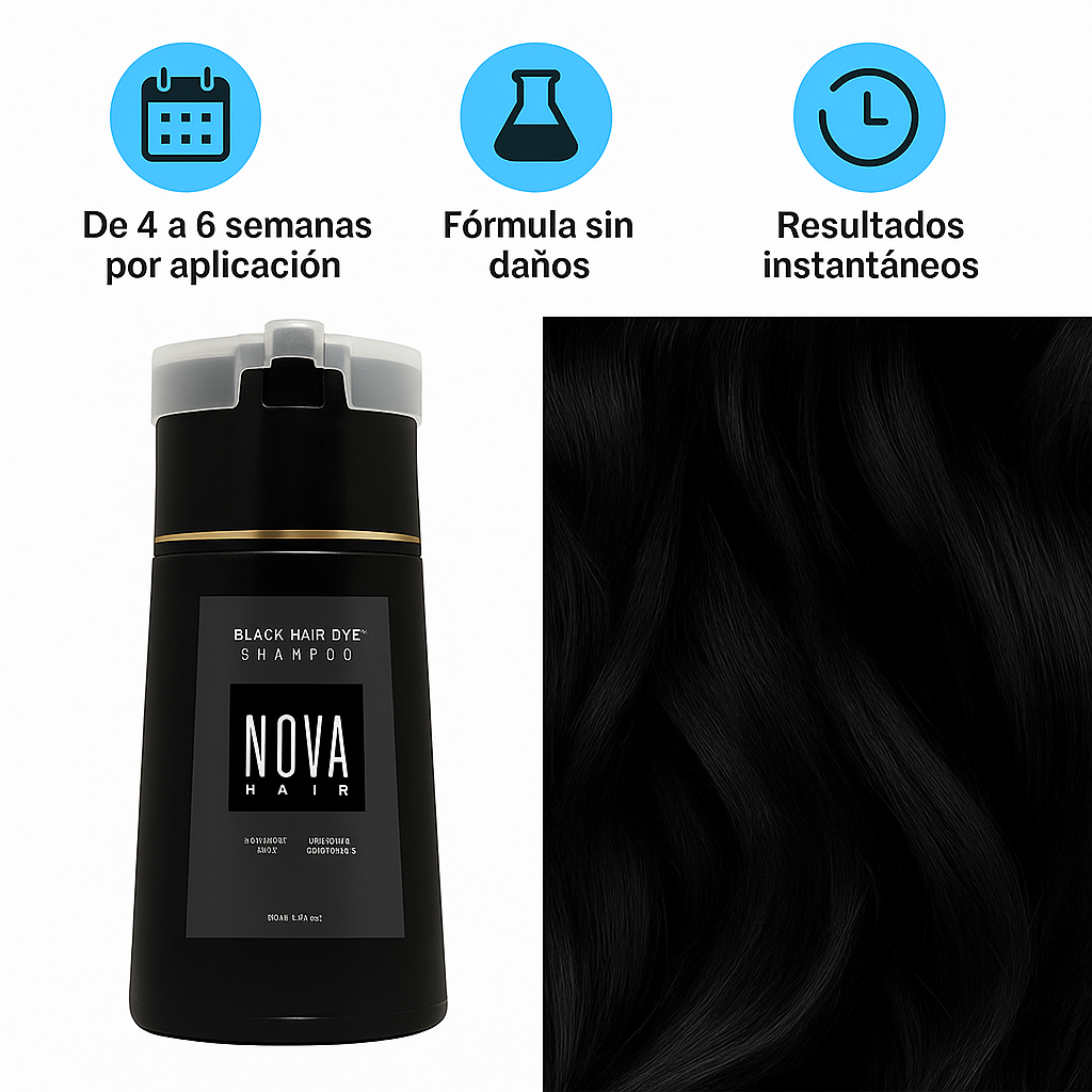 Champú Tinte Rápido sin Daños para Cabello