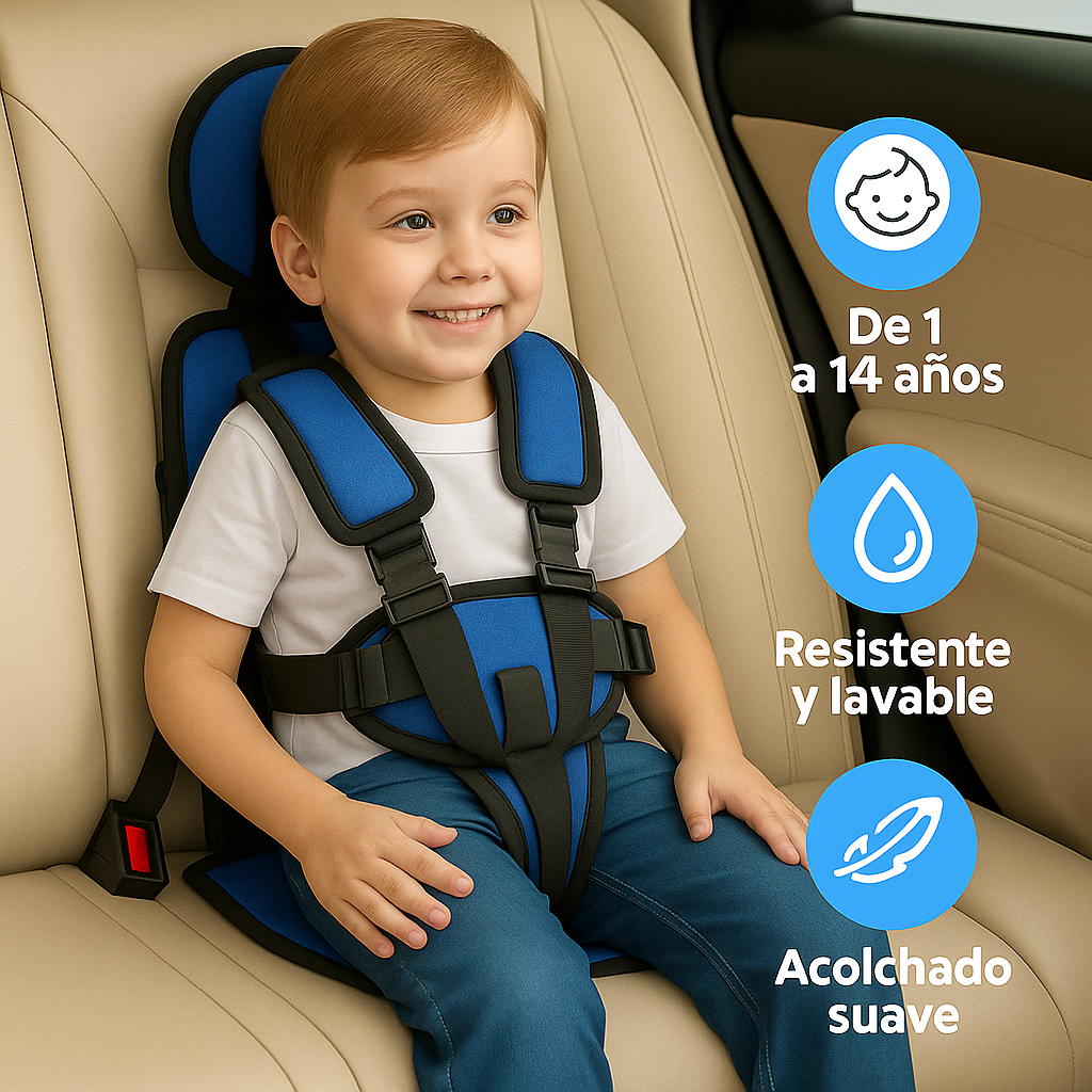 Asiento Elevador Infantil de Seguridad para Coche