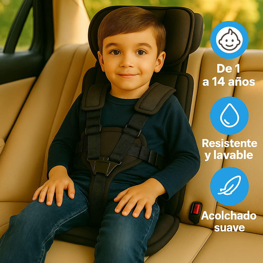 Asiento Elevador Infantil de Seguridad para Coche