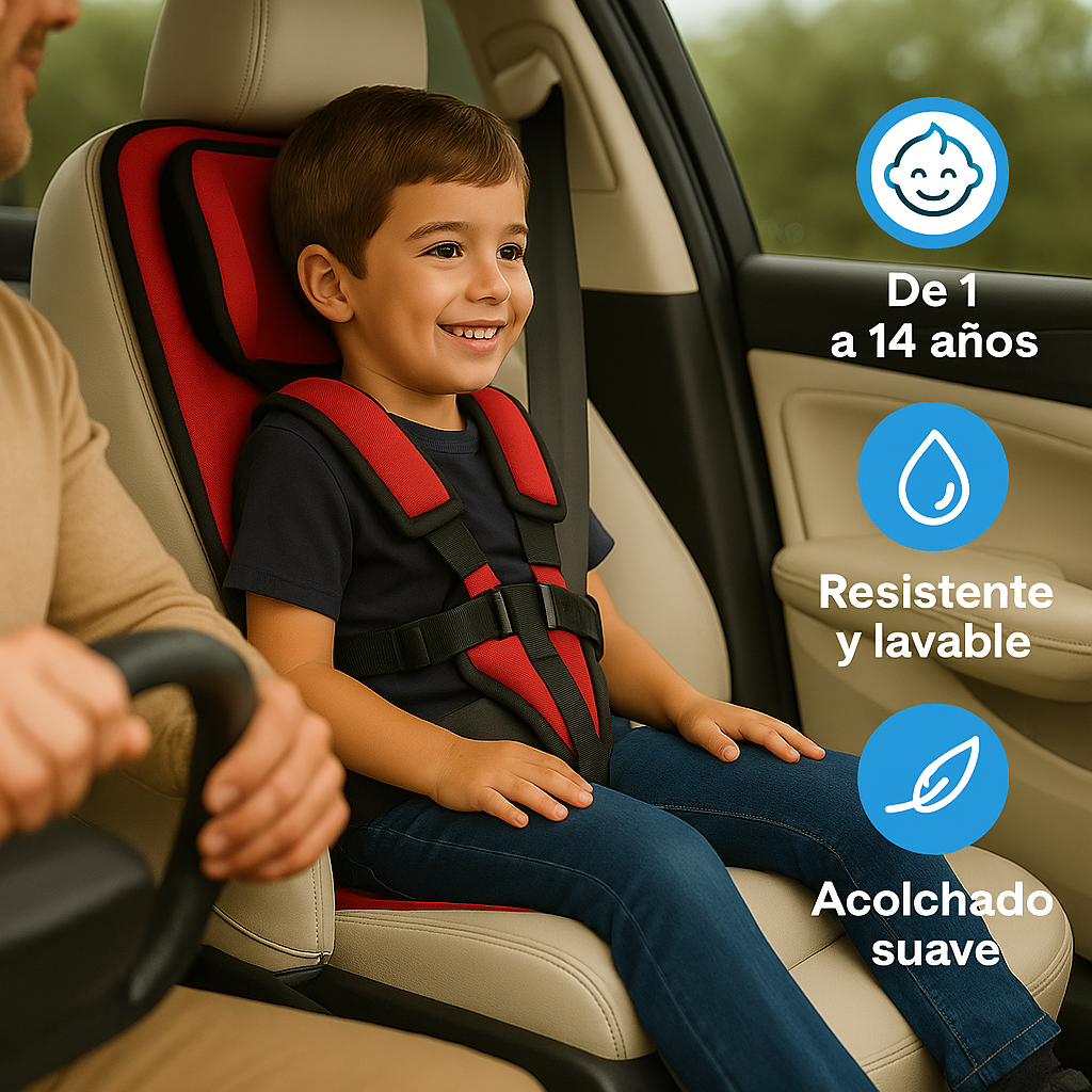 Asiento Elevador Infantil de Seguridad para Coche