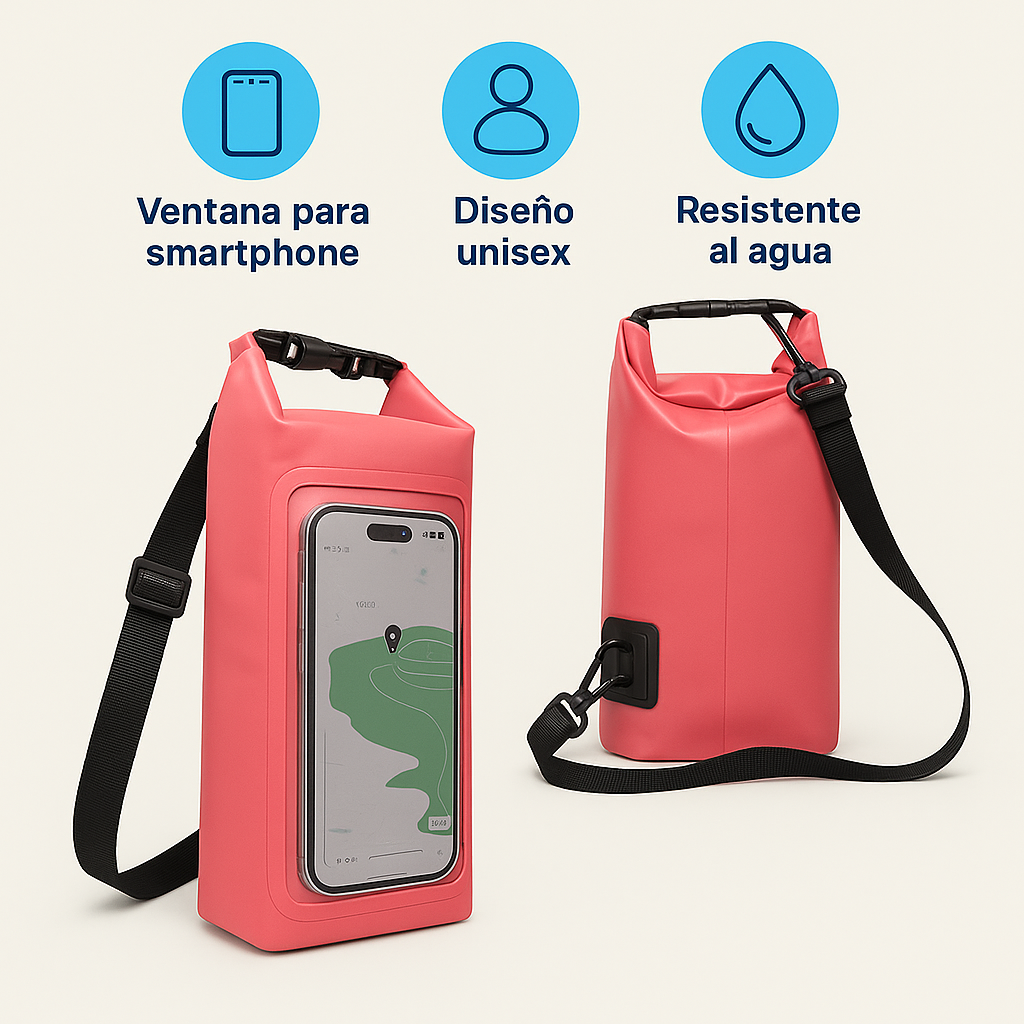 Bolsa de Viaje Impermeable Unisex con Bandolera