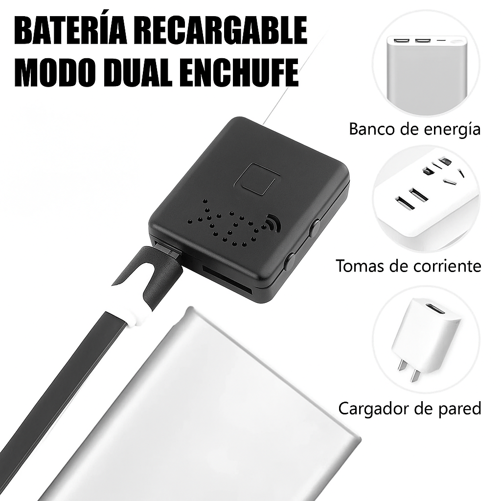 Mini Cámara Oculta Inalámbrica WiFi HD