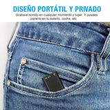 Grabador de Voz Oculto Compacto 16GB
