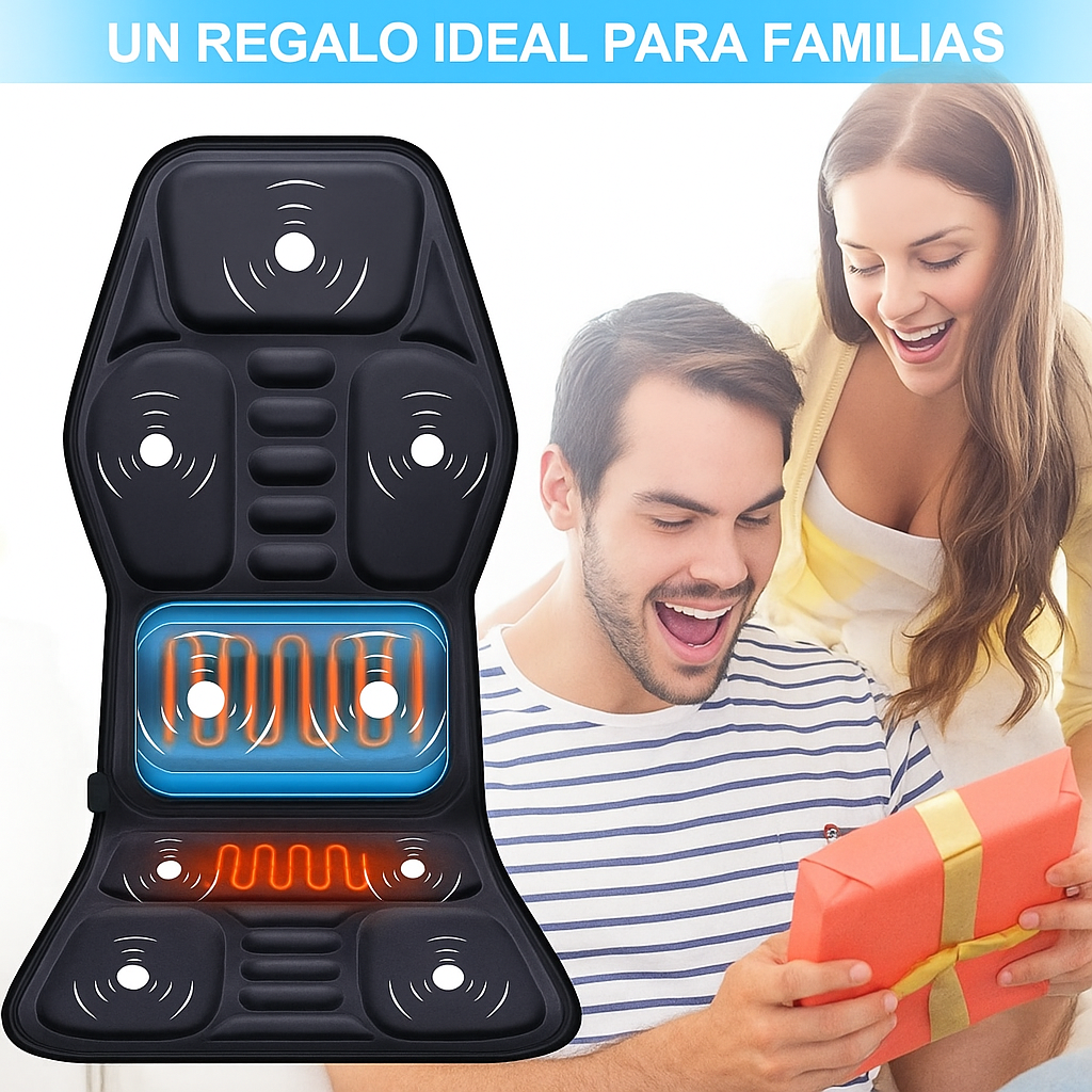 Masajeador de Espalda Completo con Calor y Vibración