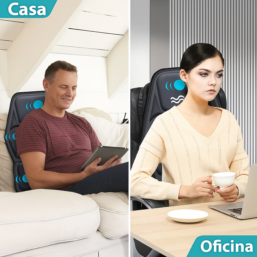 Masajeador de Espalda Completo con Calor y Vibración