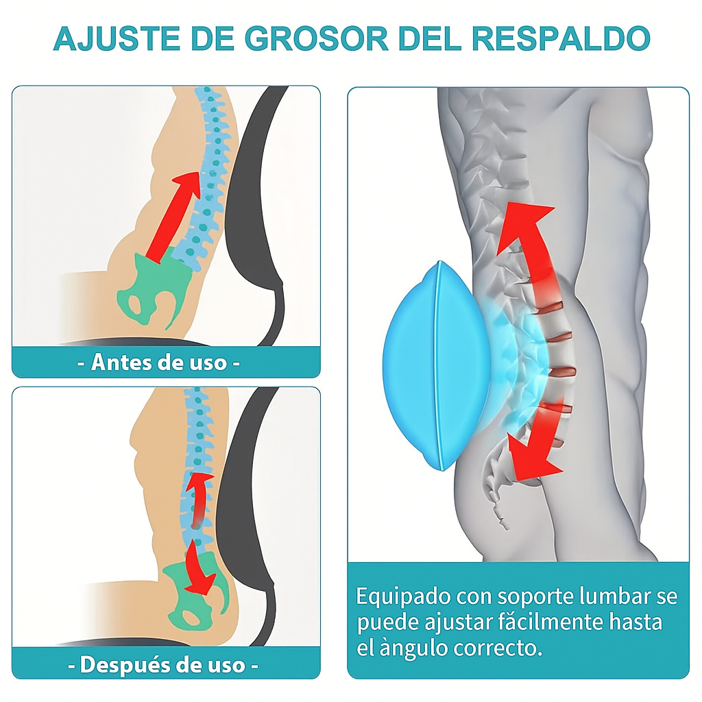 Masajeador de Espalda Completo con Calor y Vibración