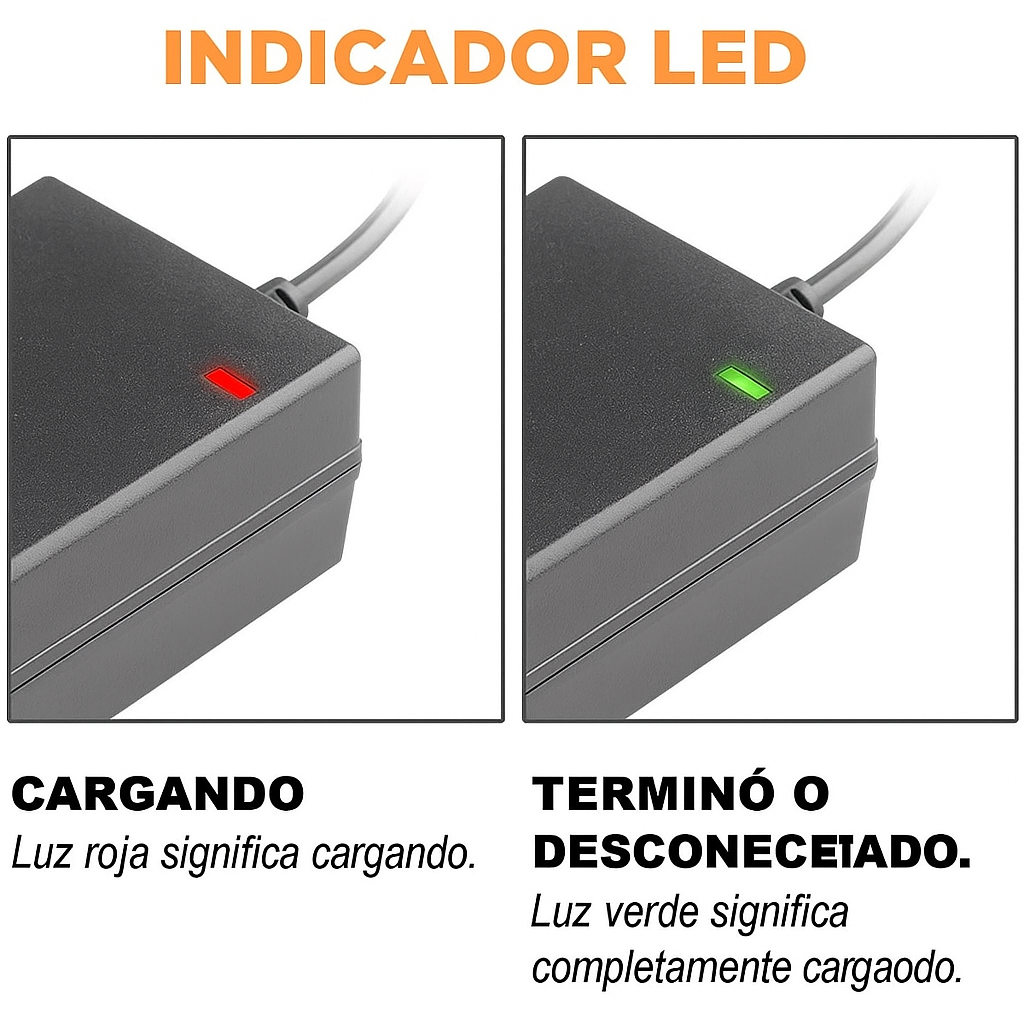 Cargador Universal para Bicicletas Eléctricas 36V