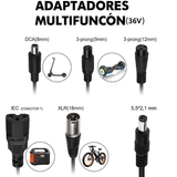 Cargador Universal para Bicicletas Eléctricas 36V