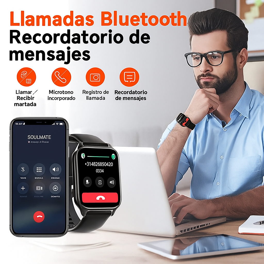 Reloj Inteligente con Monitoreo de Glucosa y Salud