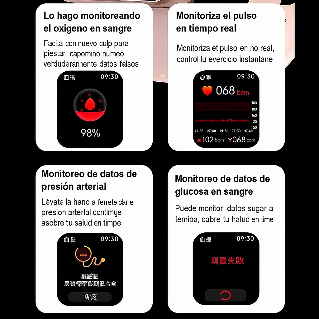 Reloj Inteligente con Monitoreo de Glucosa y Salud