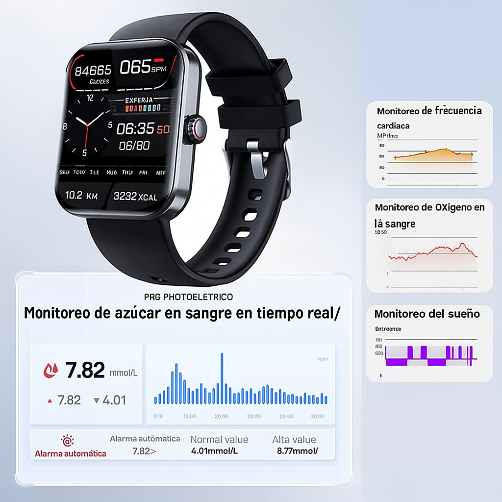 Reloj Inteligente con Monitoreo de Glucosa y Salud