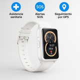 Reloj Inteligente SOS con Detección de Caídas para Mayores
