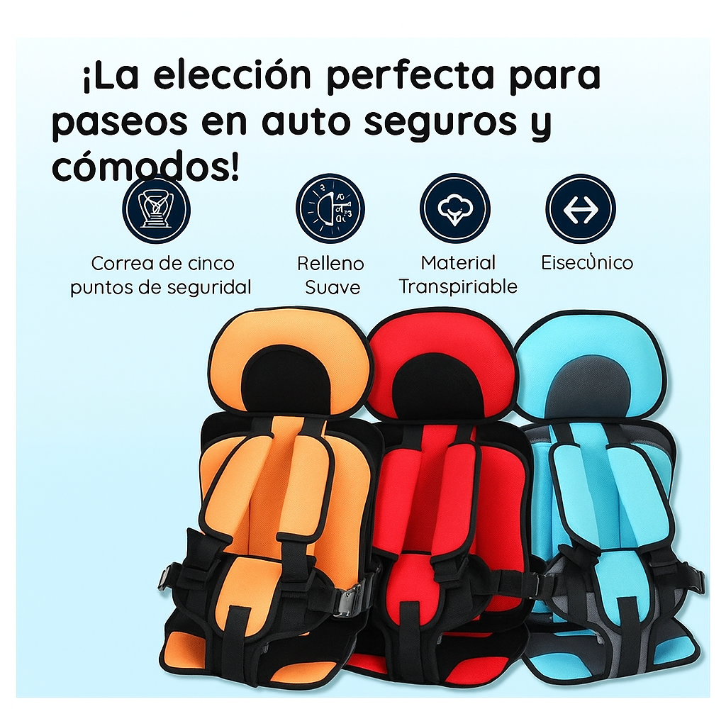 Asiento de Viaje Plegable para Niños Seguro