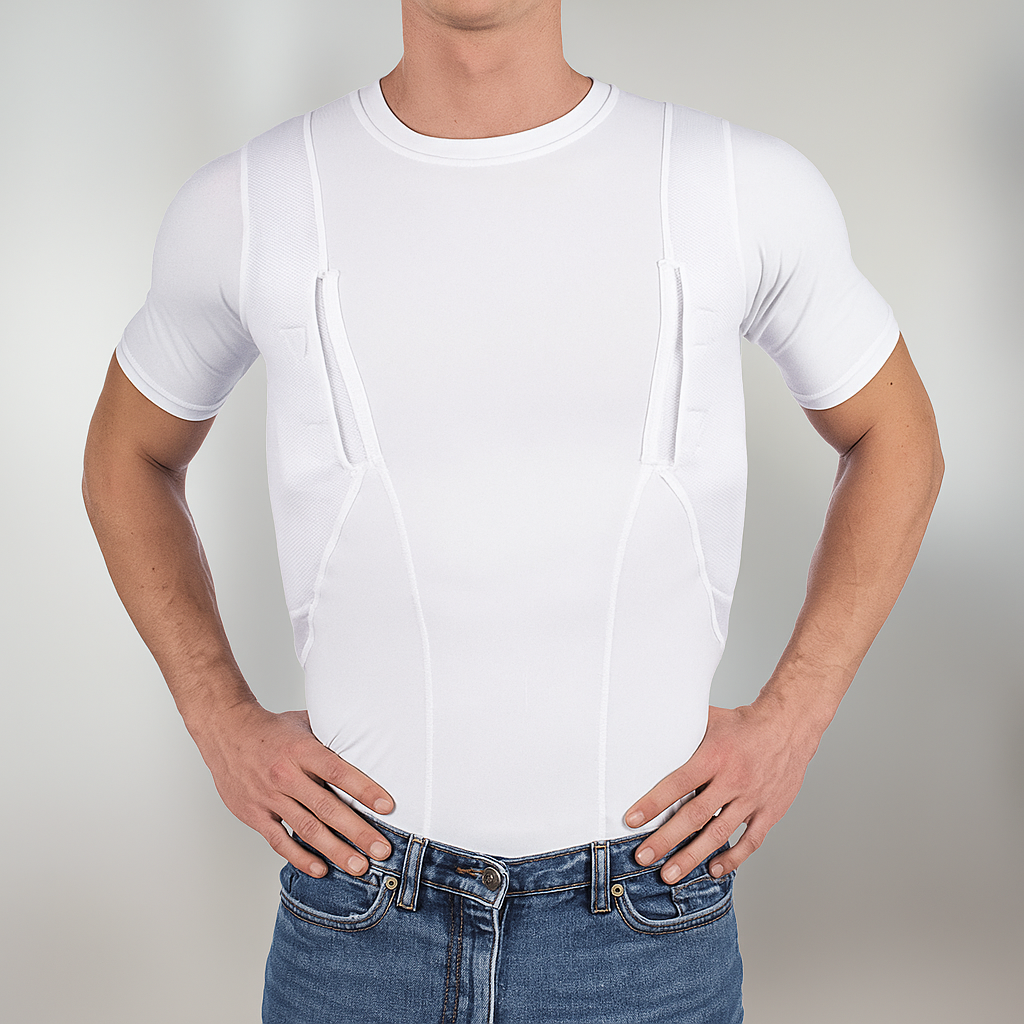 Camiseta con Funda de Cuero Oculta