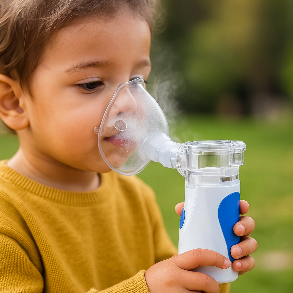 Nebulizador de Malla Portátil para Adultos y Niños