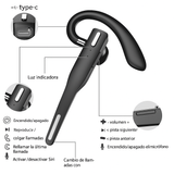 Auricular Bluetooth 5.1 Inalámbrico con Micrófono