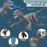 Dinosaurio Velociraptor a Control Remoto Interactivo