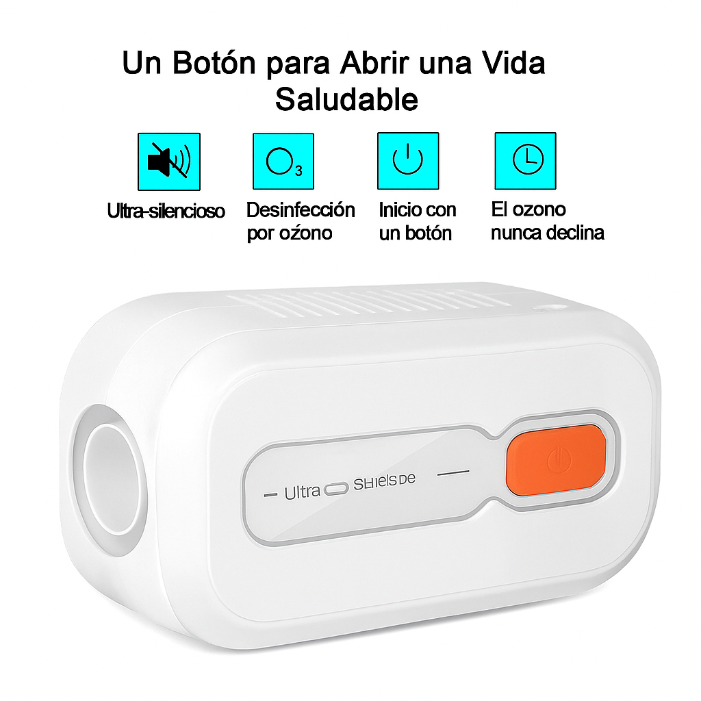 Limpiador Automático de CPAP con Ozono Portátil