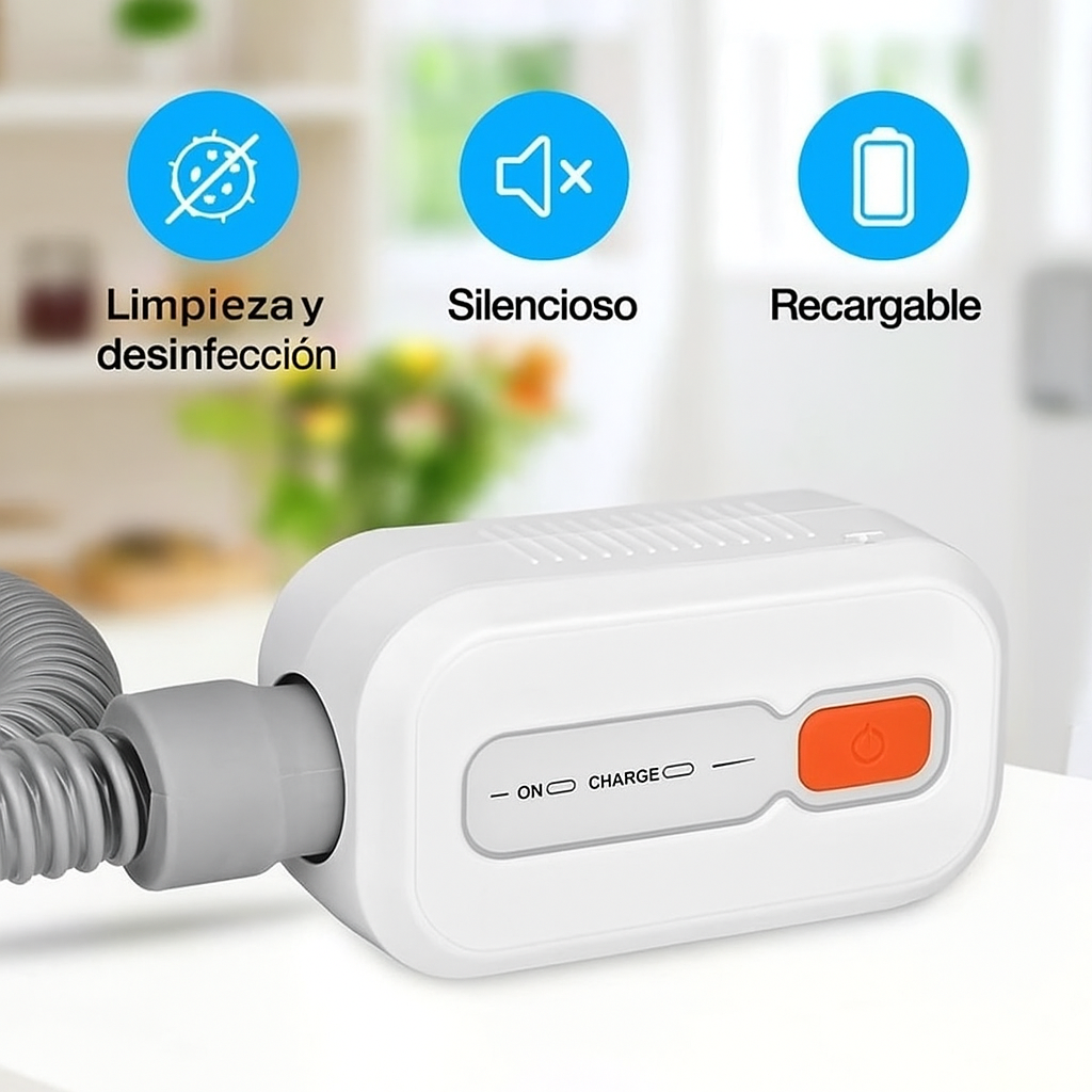 Limpiador Automático de CPAP con Ozono Portátil