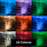 Proyector de Olas Oceánicas 16 Colores LED