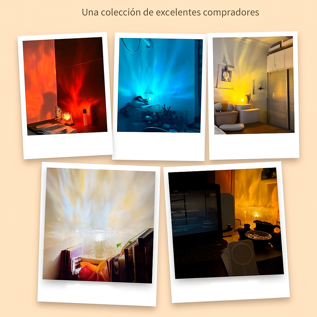 Proyector de Olas Oceánicas 16 Colores LED