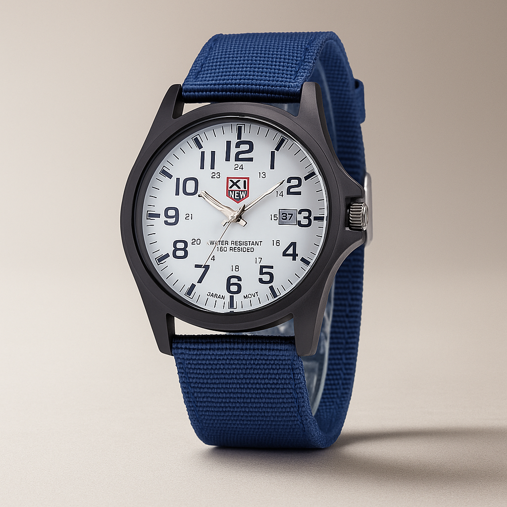 Reloj Militar Analógico Impermeable Estilo Táctico
