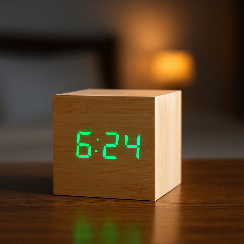 Reloj Digital Mini LED con Modo Noche